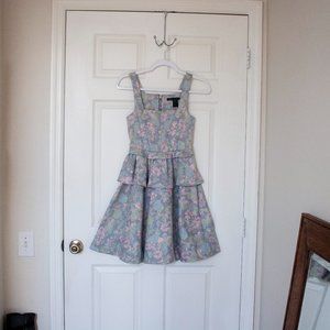 Floral Peplum Dress